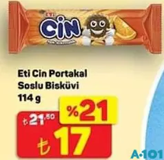 ETİ CİN PORTAKAL SOSLU BİSKÜVİ 114 G fiyat ve kampanya bilgisi